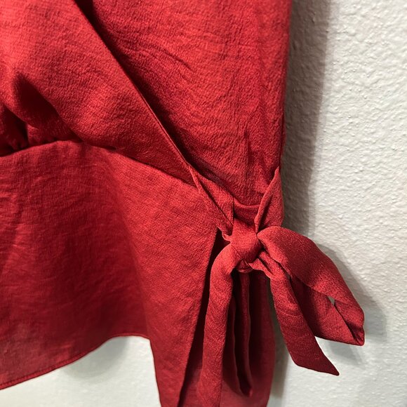 Express Red Tie Waist Cami Top NWT Size XS - Picture 3 of 5